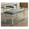 Natali Transitional Linen-Like Fabric Bench Antique White - HOMES: Inside + Out -Ottomans Official Shop unnamed file 3632