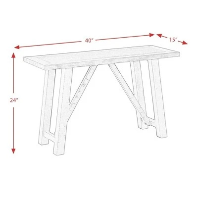 Carter Counter Height Bench Graphite Gray - Picket House Furnishings 11 Carter Counter Height Bench Graphite Gray - Picket House Furnishings - Image 9