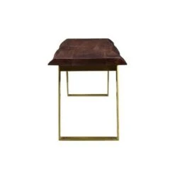 50" Sheesham Live Edge bench Brown/Gold - Timbergirl -Ottomans Official Shop unnamed file 3698