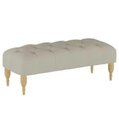 Tufted Bench - Simply Shabby Chic® Linen Seaglass 18 Tufted Bench - Simply Shabby Chic® Linen Seaglass -Ottomans Official Shop unnamed file 3718