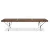 Michel Industrial Bench - Edgemod Dark Walnut