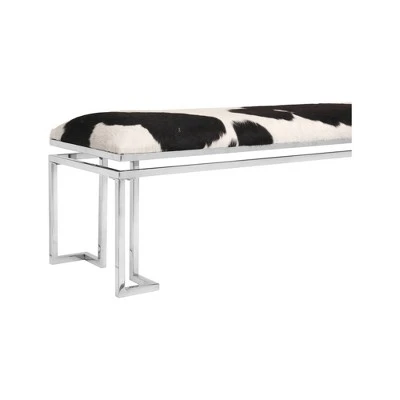 Wagon Mound Dining Bench Silver - Alder Bay 5 Wagon Mound Dining Bench Silver - Alder Bay - Image 3