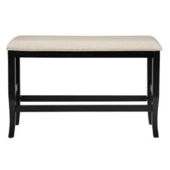 Burton Padded Counter Dining Bench - miBasics Black -Ottomans Official Shop unnamed file 3751