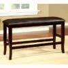 Burton Leatherette Padded Counter Dining Bench Espresso - miBasics -Ottomans Official Shop unnamed file 3769