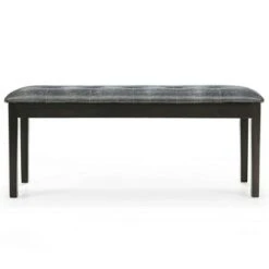 Costway Upholstered Dining Bench w/Padded Seat for Kitchen Bedroom Entryway Grey -Ottomans Official Shop unnamed file 3780