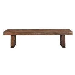 Beckenridge Dining Bench Brown - Treasure Trove Accents