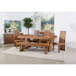 Beckenridge Dining Bench Brown - Treasure Trove Accents -Ottomans Official Shop unnamed file 3800