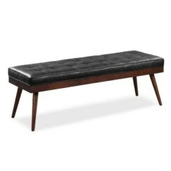 James Leather Bench - Poly & Bark Madagascar Cocoa -Ottomans Official Shop unnamed file 3805