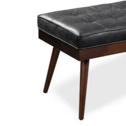 James Leather Bench - Poly & Bark Madagascar Cocoa -Ottomans Official Shop unnamed file 3806