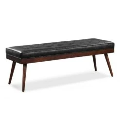 James Leather Bench - Poly & Bark Madagascar Cocoa -Ottomans Official Shop unnamed file 3808