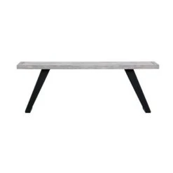 Alvara Court II Counter Height Dining Bench - Treasure Trove Accents White