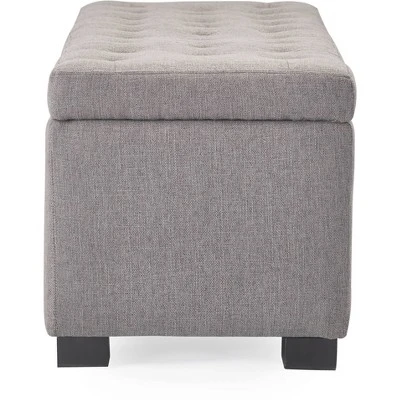 Adore Decor Arlo Tufted Storage Bench - Adore Décor Gray 5 Adore Decor Arlo Tufted Storage Bench - Adore Décor Gray - Image 3