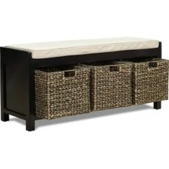 Griffin Storage Bench Black - ClickDecor -Ottomans Official Shop unnamed file 3863