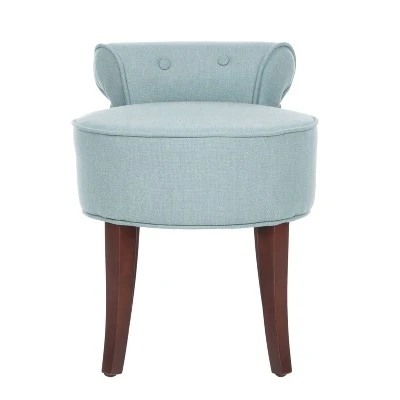 Georgia Vanity Stool - Safavieh Blush Pink/espresso 10 Georgia Vanity Stool - Safavieh Blush Pink/espresso - Image 8