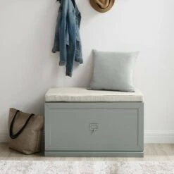 Harper Entryway Storage Bench - Crosley Gray/creme -Ottomans Official Shop unnamed file 3919