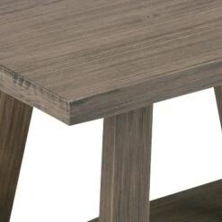 48" Stewart Solid Wood Entryway Bench Driftwood - WyndenHall -Ottomans Official Shop unnamed file 3958