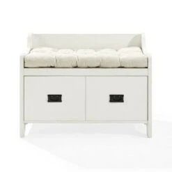 Fremont Entryway Bench - Crosley White