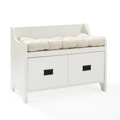 Fremont Entryway Bench - Crosley White 12 Fremont Entryway Bench - Crosley White - Image 10