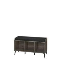 Woodbury Storage Bench with Cubbies Woodgrain - RiverRidge Home -Ottomans Official Shop unnamed file 3991