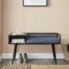 Modern Telephone Entry Bench with Cushion - Saracina Home Gray 1 Modern Telephone Entry Bench with Cushion - Saracina Home Gray -Ottomans Official Shop unnamed file 4012