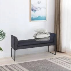 Hayden Accent Bench Velvet Gray - ACEssentials -Ottomans Official Shop unnamed file 4097