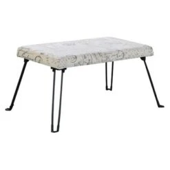 Backless Seat Foldable Legs - Ore International Gray -Ottomans Official Shop unnamed file 4106