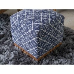 Stilz Square Ottoman - Powell Company Blue -Ottomans Official Shop unnamed file 4133