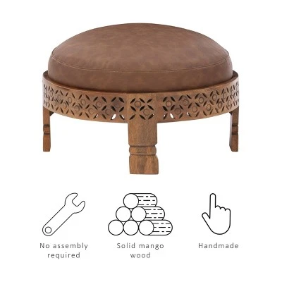Gennady Ottoman - Powell Company Brown 3 Gennady Ottoman - Powell Company Brown
