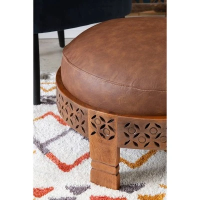 Gennady Ottoman - Powell Company Brown 8 Gennady Ottoman - Powell Company Brown - Image 6