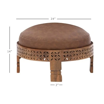 Gennady Ottoman - Powell Company Brown 9 Gennady Ottoman - Powell Company Brown - Image 7