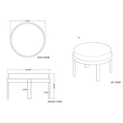Gennady Ottoman - Powell Company Brown 10 Gennady Ottoman - Powell Company Brown - Image 8