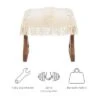Colmar Tassel Ottoman Off White - Powell Company 1 Colmar Tassel Ottoman Off White - Powell Company -Ottomans Official Shop unnamed file 4154