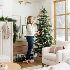 Threshold Designed W/Studio McGee Lynwood Square Upholstered Cube - Threshold™ designed with Studio McGee Burgundy Stripe -Ottomans Official Shop unnamed file 4203