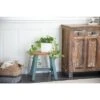 Olivia & May Farmhouse Wood Stool Blue - Olivia & May -Ottomans Official Shop unnamed file 425