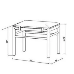 Threshold Designed W/Studio McGee Emery Wood and Upholstered Ottoman with Straps - Threshold™ designed with Studio McGee Cream -Ottomans Official Shop unnamed file 4279