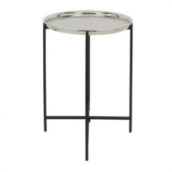 Transitional Aluminum Accent Table - Olivia & May Gold -Ottomans Official Shop unnamed file 433