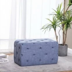 32" Rectangle Pintucked Ottoman - WOVENBYRD Light Brown 24 32" Rectangle Pintucked Ottoman - WOVENBYRD Light Brown -Ottomans Official Shop unnamed file 4348