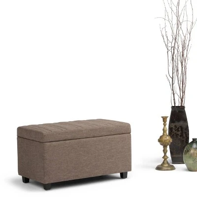 Callum Storage Ottoman Bench - Wyndenhall Slate 3 Callum Storage Ottoman Bench - Wyndenhall Slate