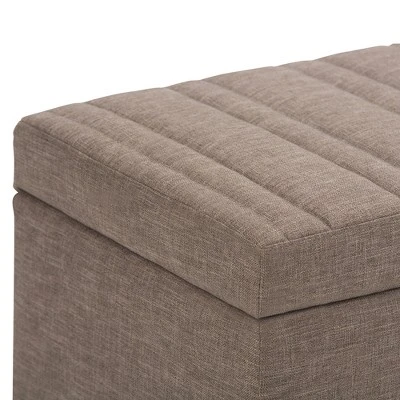 Callum Storage Ottoman Bench - Wyndenhall Slate 6 Callum Storage Ottoman Bench - Wyndenhall Slate - Image 4