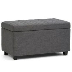 Callum Storage Ottoman Bench - Wyndenhall Slate 16 Callum Storage Ottoman Bench - Wyndenhall Slate -Ottomans Official Shop unnamed file 4360
