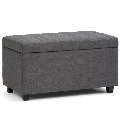 Callum Storage Ottoman Bench - Wyndenhall Slate 9 Callum Storage Ottoman Bench - Wyndenhall Slate - Image 7