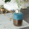 Olivia & May Coastal Stoneware Accent Tables Blue - Olivia & May 2 Olivia & May Coastal Stoneware Accent Tables Blue - Olivia & May -Ottomans Official Shop unnamed file 439