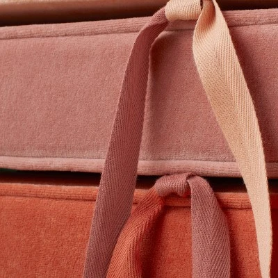 Opalhouse Designed With Jungalow Marin Stackable Pouf with Casters - Opalhouse™ designed with Jungalow™ Rust/blush Gradient 4 Opalhouse Designed With Jungalow Marin Stackable Pouf with Casters - Opalhouse™ designed with Jungalow™ Rust/blush Gradient - Image 2