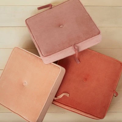 Opalhouse Designed With Jungalow Marin Stackable Pouf with Casters - Opalhouse™ designed with Jungalow™ Rust/blush Gradient 5 Opalhouse Designed With Jungalow Marin Stackable Pouf with Casters - Opalhouse™ designed with Jungalow™ Rust/blush Gradient - Image 3