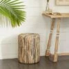 Olivia & May Contemporary Teak Wood Stool - Olivia & May 2 Olivia & May Contemporary Teak Wood Stool - Olivia & May -Ottomans Official Shop unnamed file 447