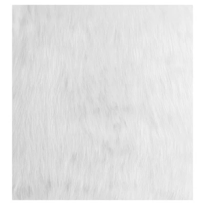 Faux Fur Pouf - HomePop Pink 6 Faux Fur Pouf - HomePop Pink - Image 4