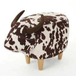 Bessie Cow Ottoman - Christopher Knight Home Brown 11 Bessie Cow Ottoman - Christopher Knight Home Brown -Ottomans Official Shop unnamed file 4543