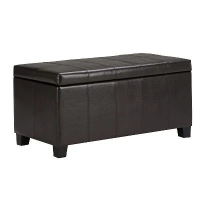 36" Lancaster Storage Ottoman Bench - WyndenHall Satin Cream 7 36" Lancaster Storage Ottoman Bench - WyndenHall Satin Cream - Image 5