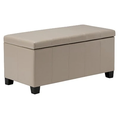 36" Lancaster Storage Ottoman Bench - WyndenHall Satin Cream 8 36" Lancaster Storage Ottoman Bench - WyndenHall Satin Cream - Image 6
