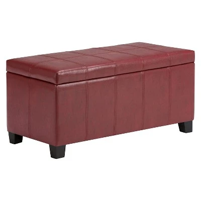 36" Lancaster Storage Ottoman Bench - WyndenHall Satin Cream 10 36" Lancaster Storage Ottoman Bench - WyndenHall Satin Cream - Image 8